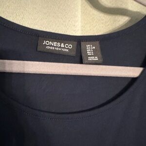 Jones & Co Navy Blue Top